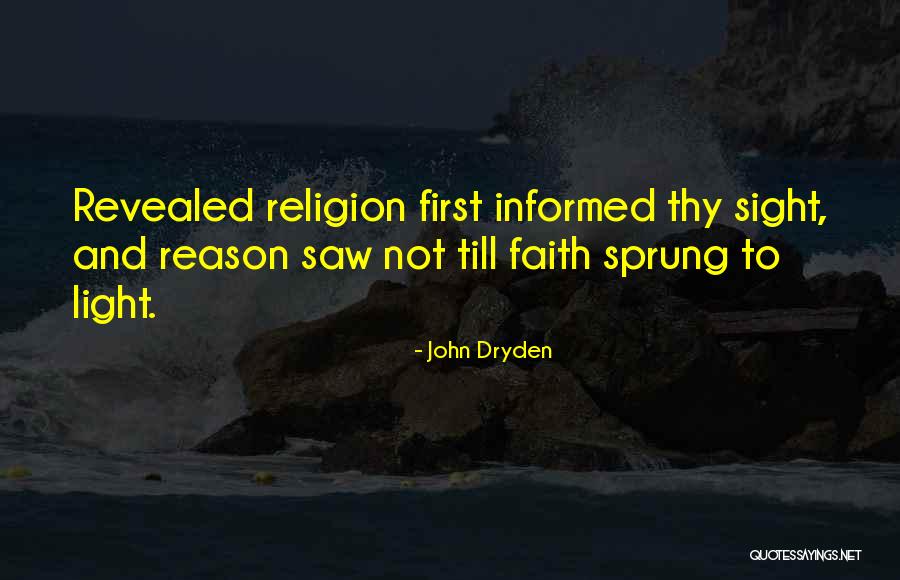 Revealed Religion Quotes By John Dryden Revealed Religion Quotes By John Dryden