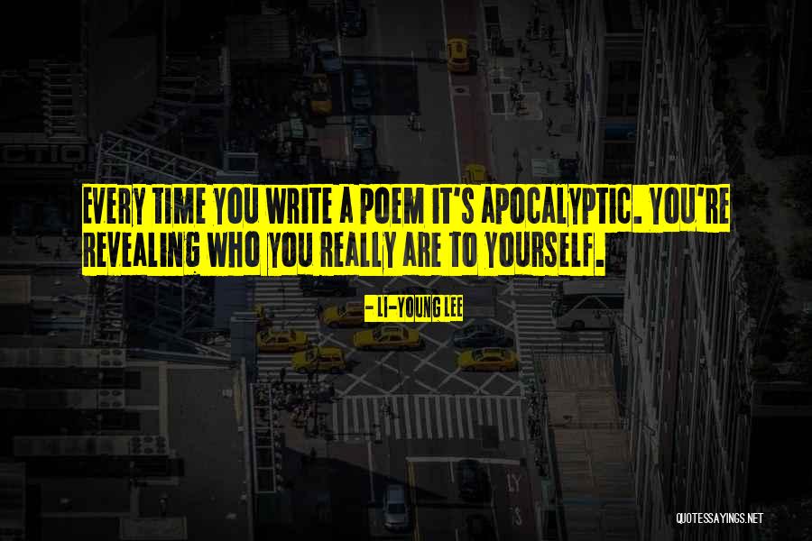 Revealing Yourself Quotes By Li-Young Lee Revealing Yourself Quotes By Li-Young Lee