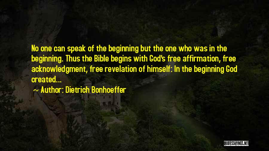 Revelation Bible Quotes By Dietrich Bonhoeffer