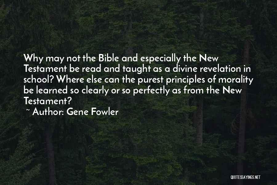 Revelation Bible Quotes By Gene Fowler