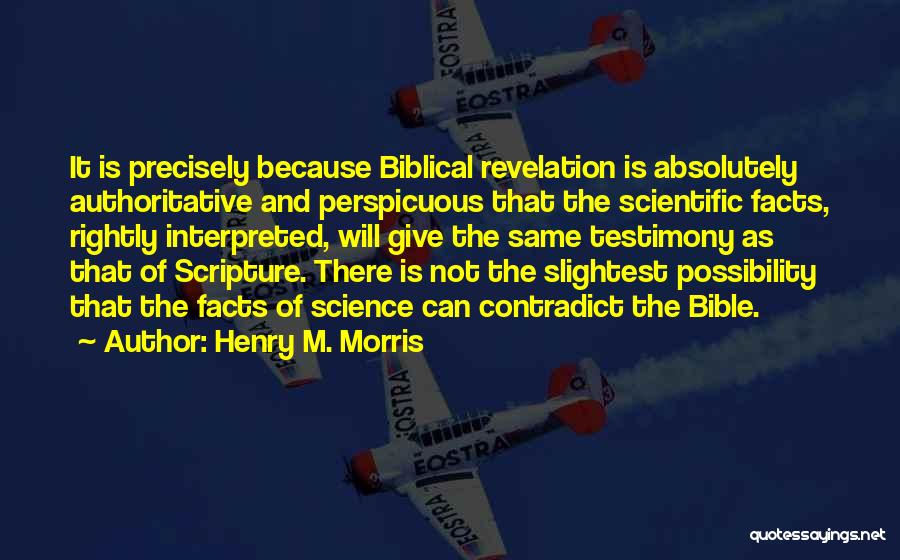 Revelation Bible Quotes By Henry M. Morris