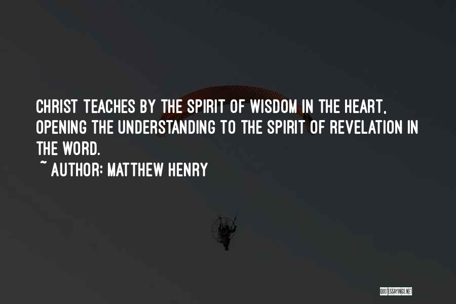Revelation Bible Quotes By Matthew Henry