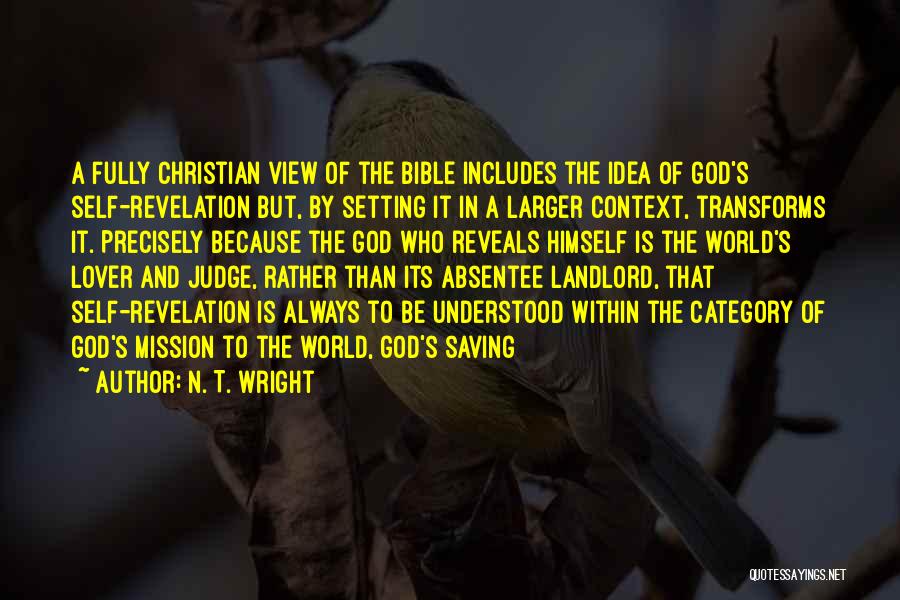 Revelation Bible Quotes By N. T. Wright