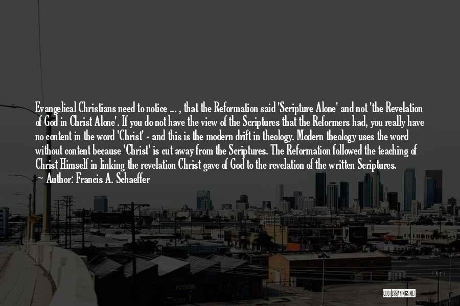 Revelation In The Bible Quotes By Francis A. Schaeffer