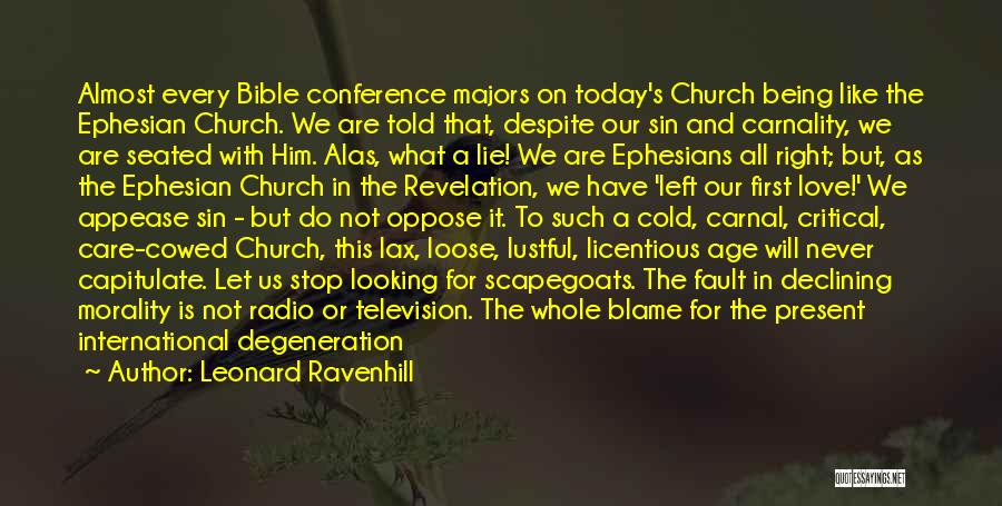 Revelation In The Bible Quotes By Leonard Ravenhill
