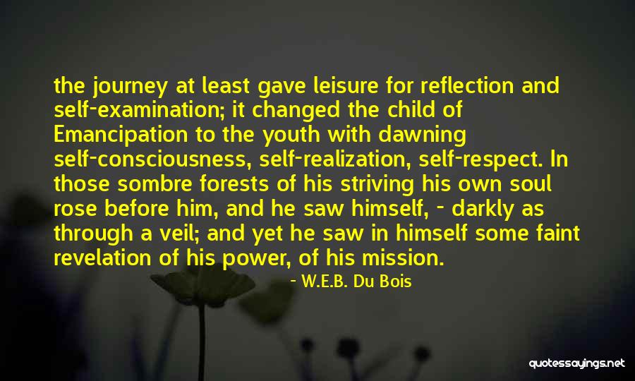 Revelation Of Self Quotes By W.E.B. Du Bois Revelation Of Self Quotes By W.E.B. Du Bois