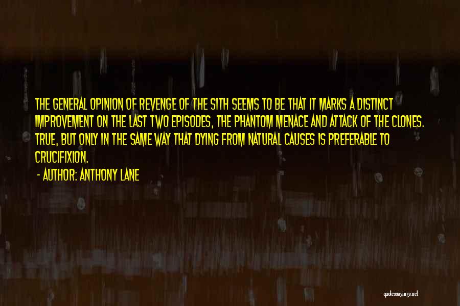 Revenge From Revenge Quotes By Anthony Lane