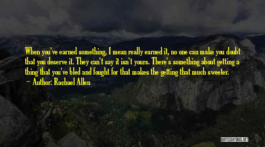 Revenge Is Sweeter Quotes By Rachael Allen