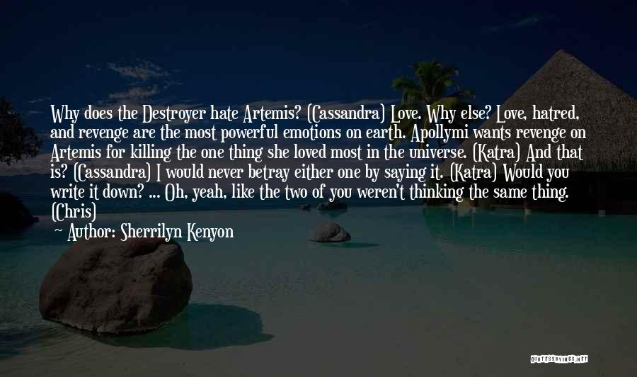 Revenge Love Quotes By Sherrilyn Kenyon