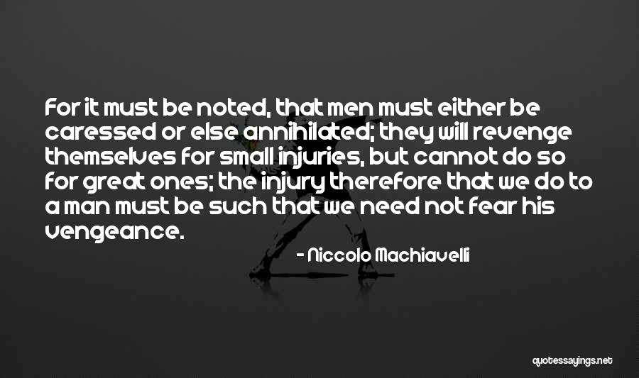 Revenge Vengeance Quotes By Niccolo Machiavelli Revenge Vengeance Quotes By Niccolo Machiavelli