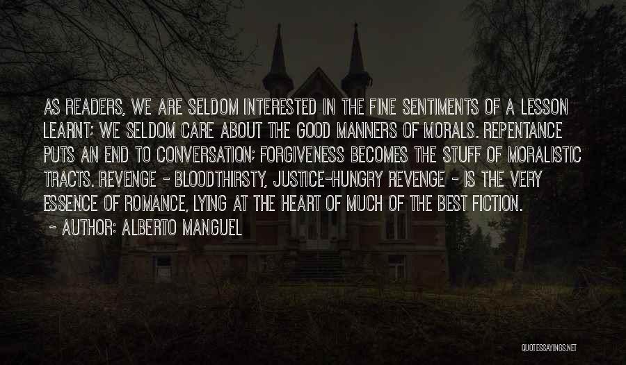 Revenge Vs Justice Quotes By Alberto Manguel