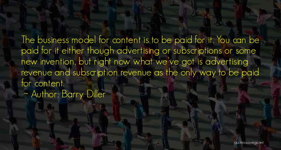 Revenue Quotes By Barry Diller