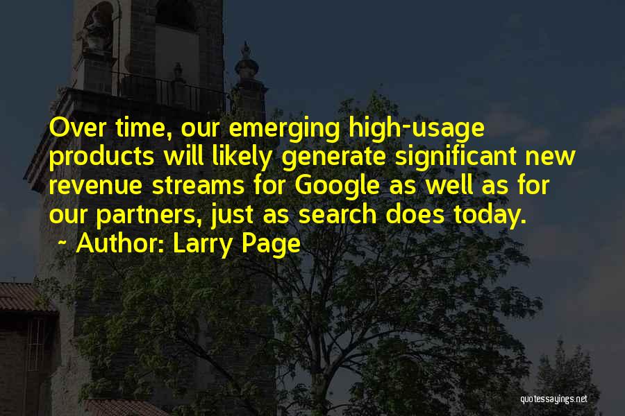 Revenue Quotes By Larry Page