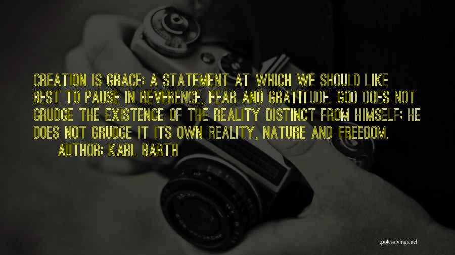 Reverence To God Quotes By Karl Barth