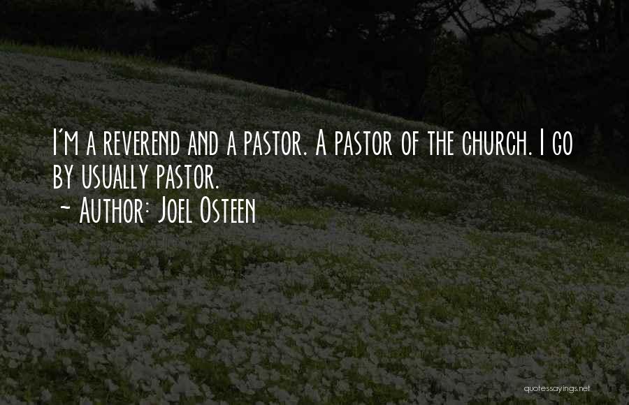 Reverend Quotes By Joel Osteen