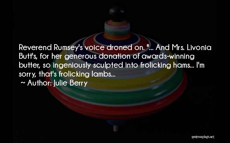 Reverend Quotes By Julie Berry