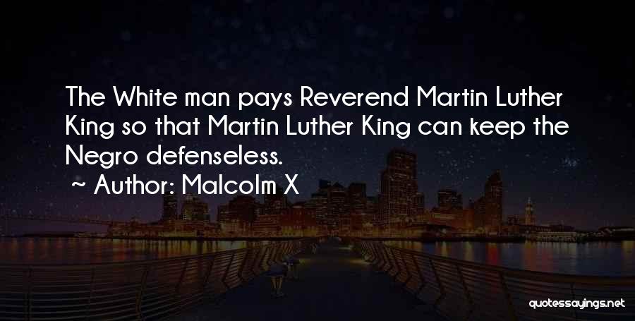 Reverend Quotes By Malcolm X