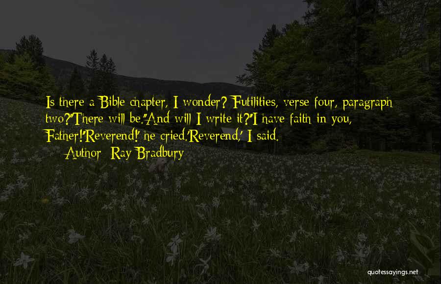 Reverend Quotes By Ray Bradbury
