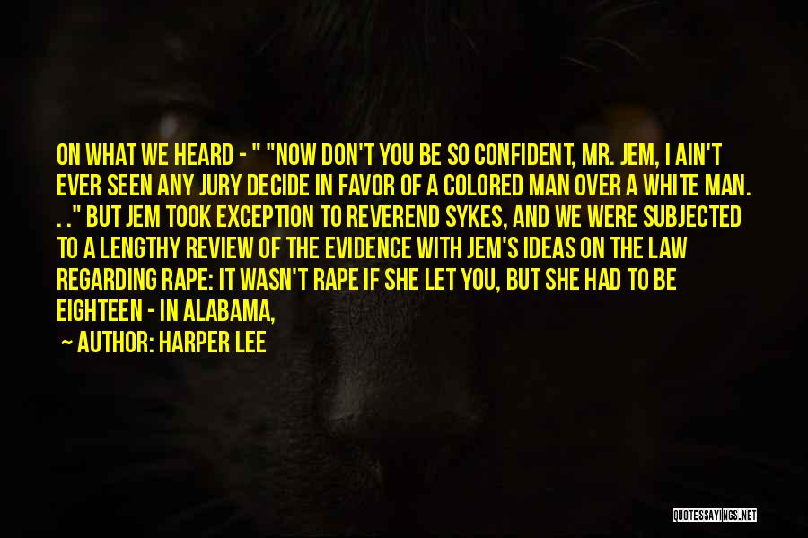 Reverend Sykes Quotes By Harper Lee