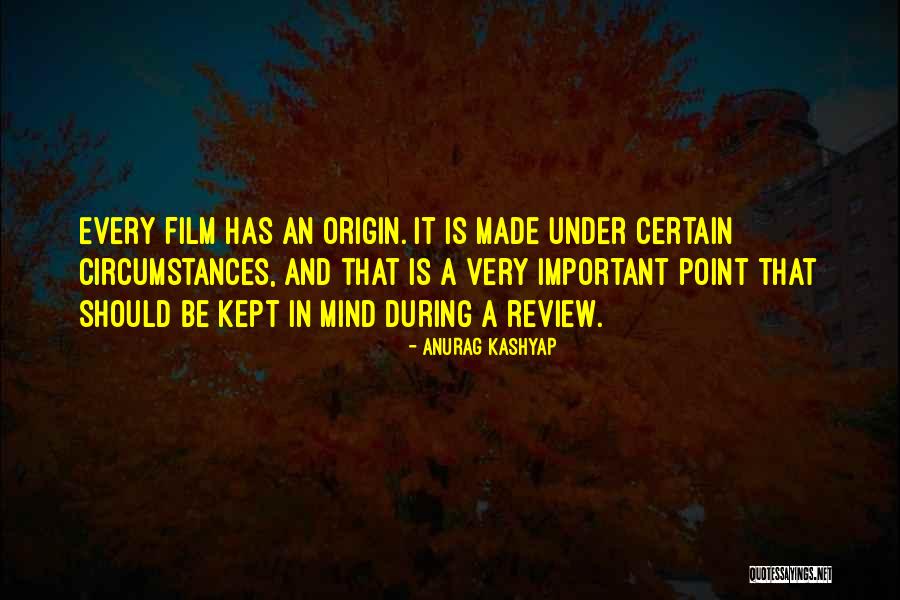 Review Quotes By Anurag Kashyap