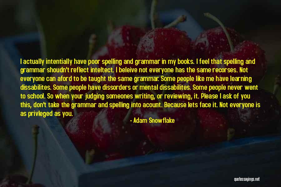 Reviewing Quotes By Adam Snowflake Reviewing Quotes By Adam Snowflake