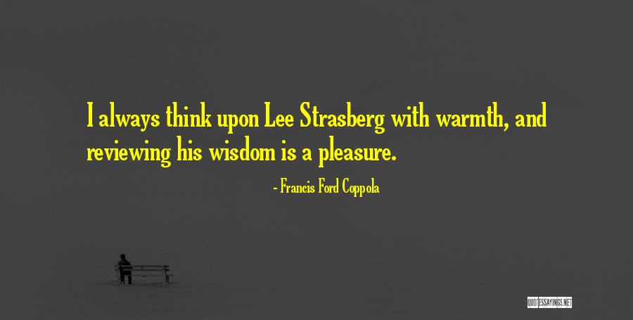 Reviewing Quotes By Francis Ford Coppola