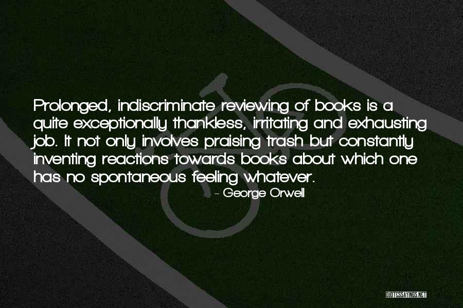 Reviewing Quotes By George Orwell