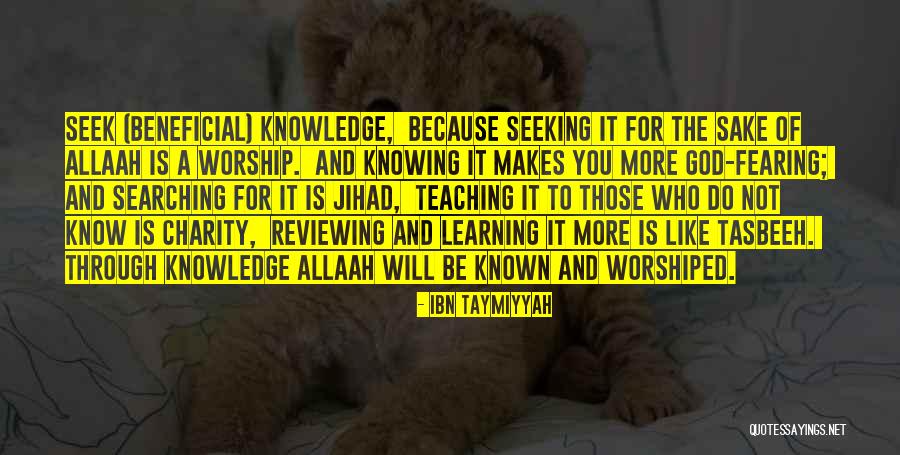 Reviewing Quotes By Ibn Taymiyyah Reviewing Quotes By Ibn Taymiyyah