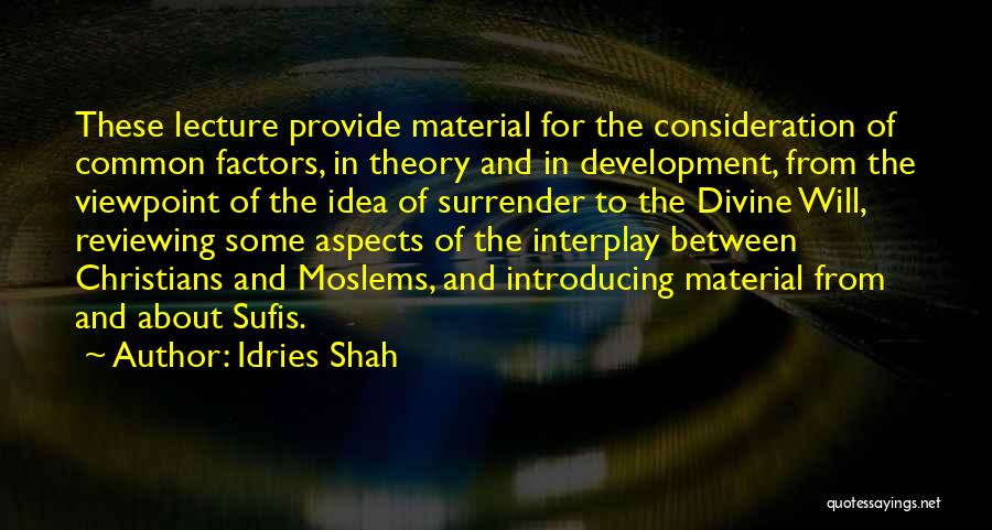 Reviewing Quotes By Idries Shah