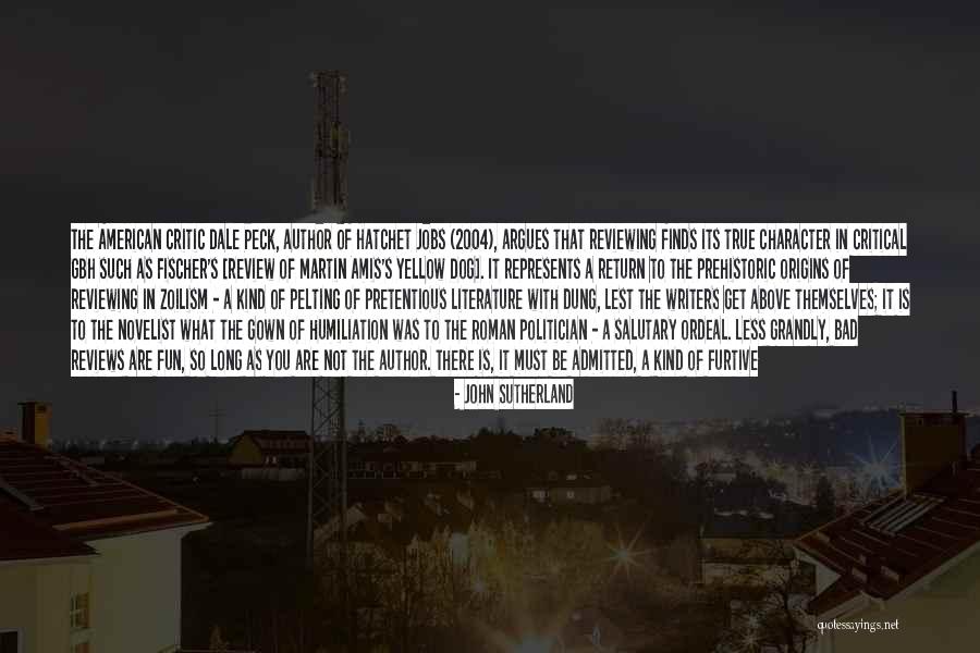Reviewing Quotes By John Sutherland Reviewing Quotes By John Sutherland