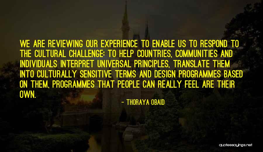 Reviewing Quotes By Thoraya Obaid Reviewing Quotes By Thoraya Obaid