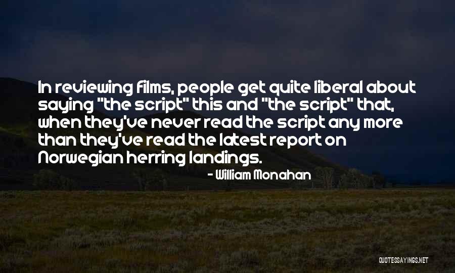 Reviewing Quotes By William Monahan Reviewing Quotes By William Monahan