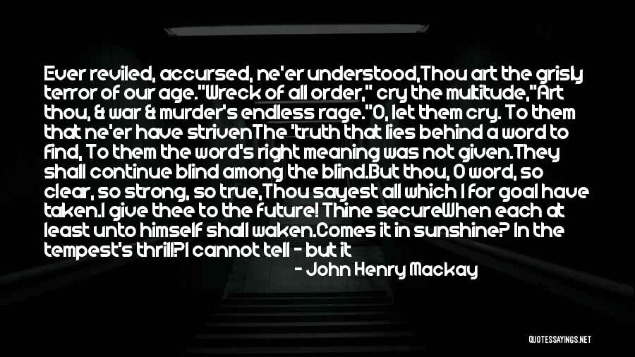 Reviled Quotes By John Henry Mackay