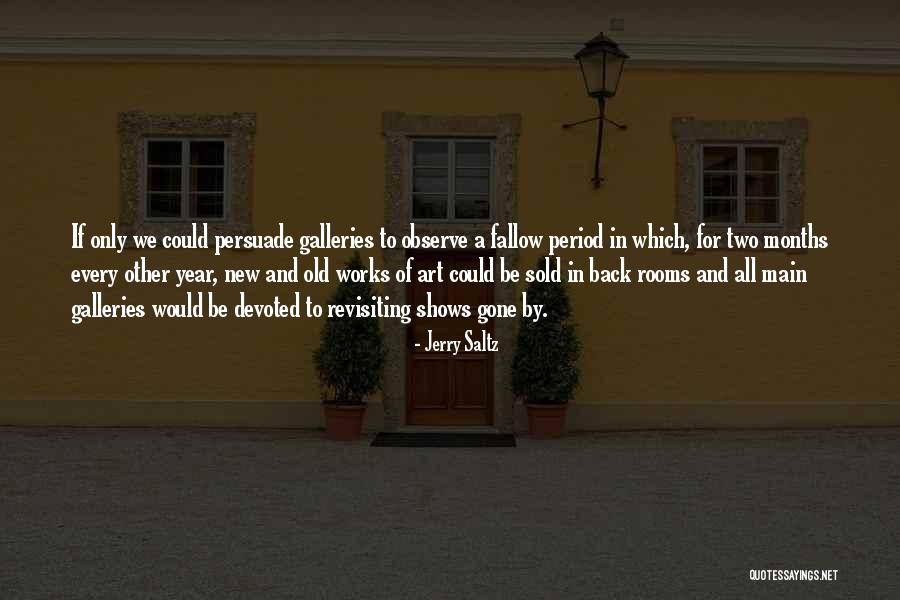 Revisiting Quotes By Jerry Saltz