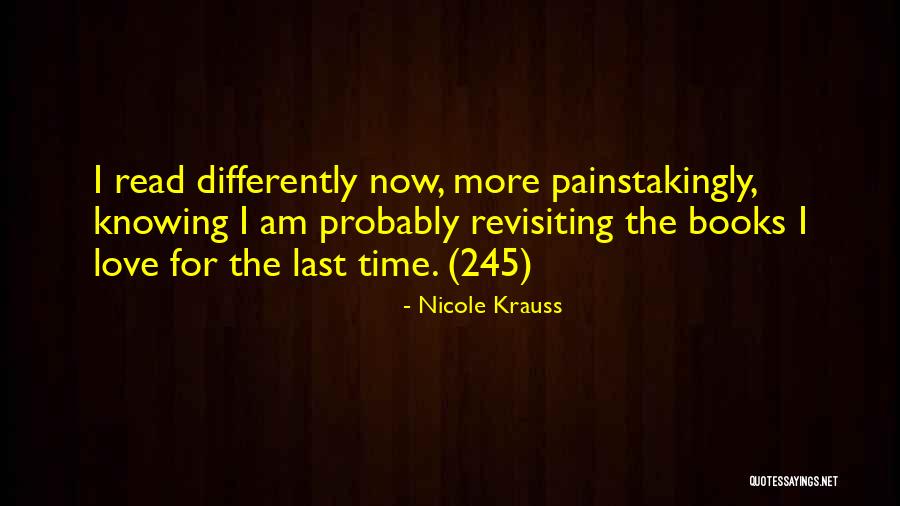 Revisiting Quotes By Nicole Krauss