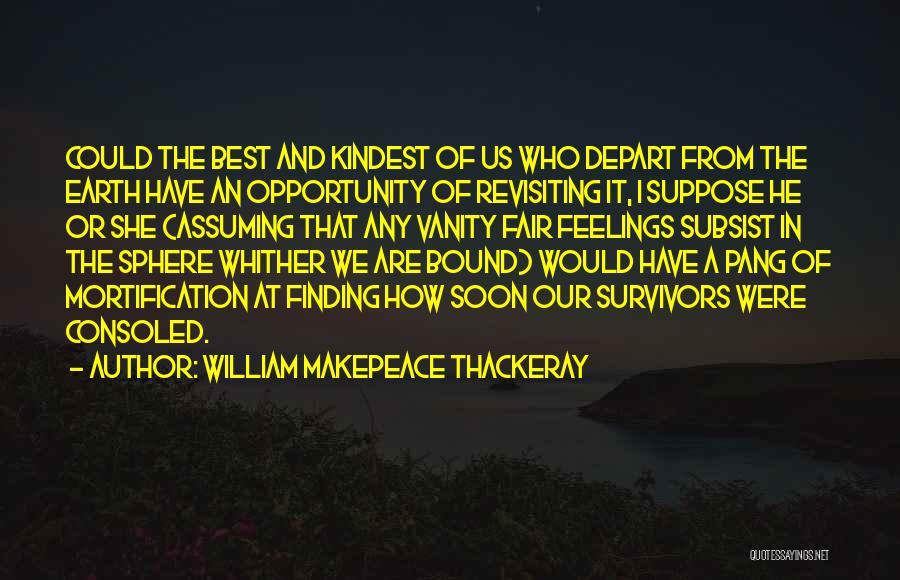 Revisiting The Past Quotes By William Makepeace Thackeray