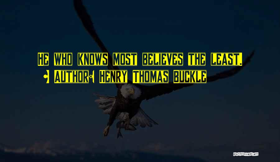 Revitalization Projects Quotes By Henry Thomas Buckle