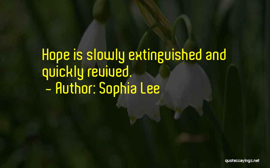 Revived Quotes By Sophia Lee