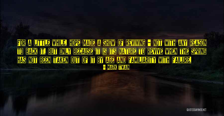 Reviving Quotes By Mark Twain Reviving Quotes By Mark Twain