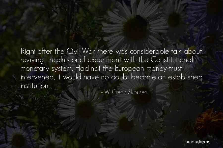Reviving Quotes By W. Cleon Skousen Reviving Quotes By W. Cleon Skousen