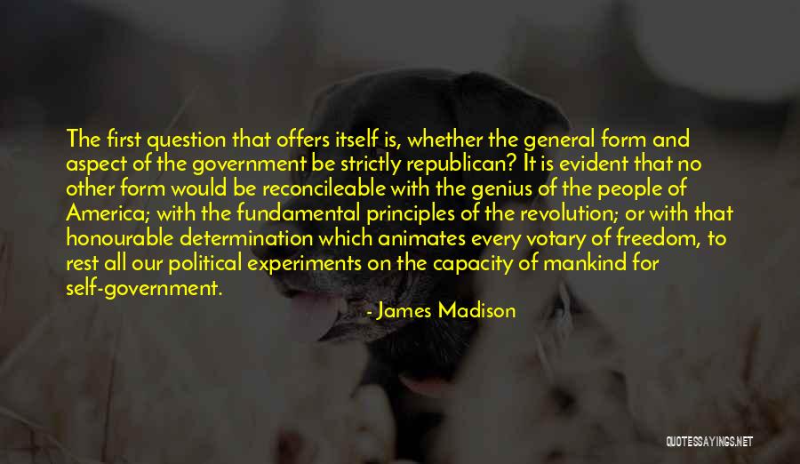 Revolution And Freedom Quotes By James Madison