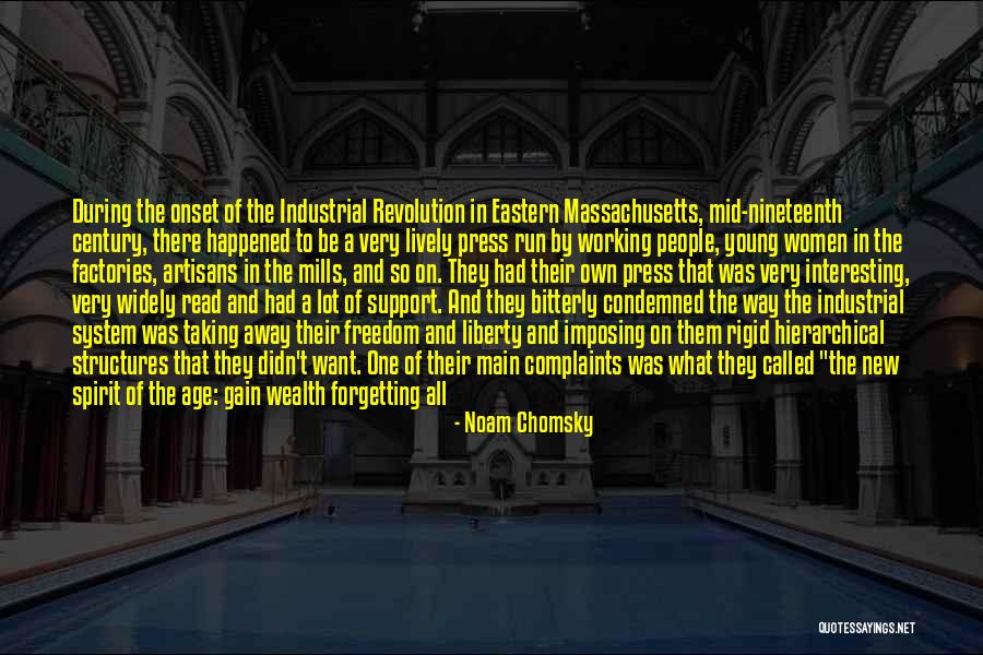 Revolution And Freedom Quotes By Noam Chomsky