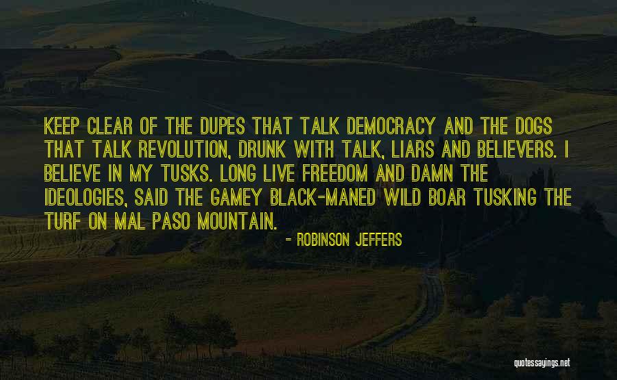 Revolution And Freedom Quotes By Robinson Jeffers