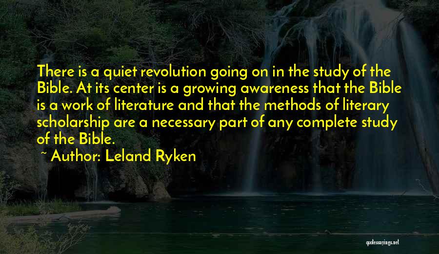 Revolution Is Quotes By Leland Ryken