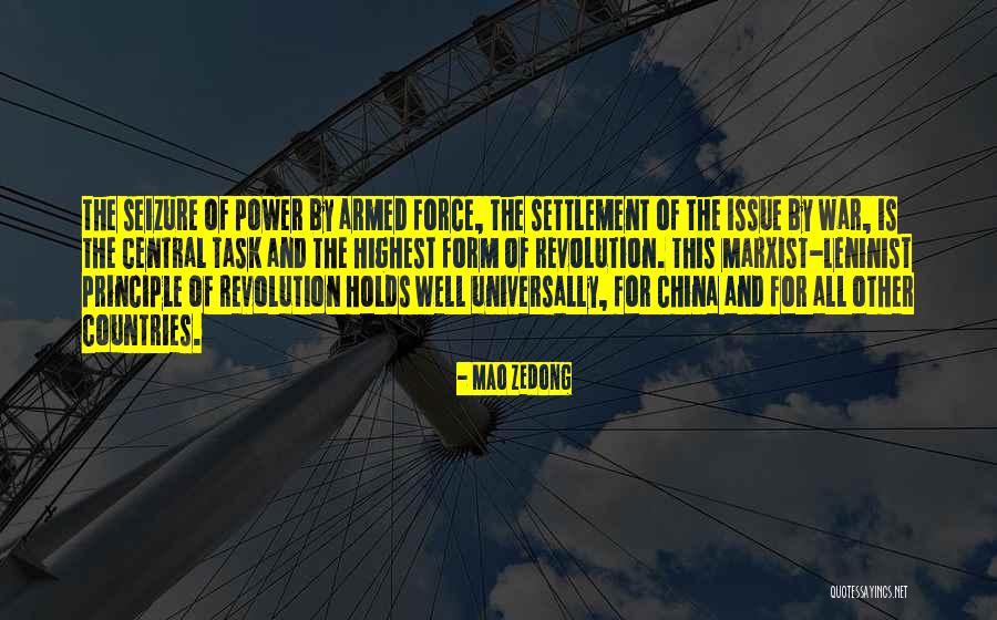 Revolution War Quotes By Mao Zedong Revolution War Quotes By Mao Zedong