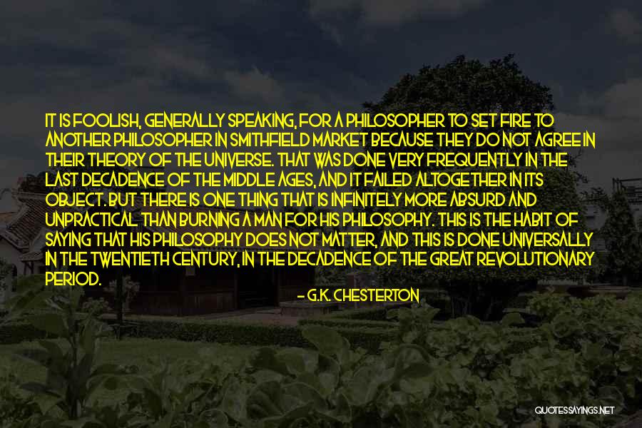 Revolutionary Theory Quotes By G.K. Chesterton Revolutionary Theory Quotes By G.K. Chesterton