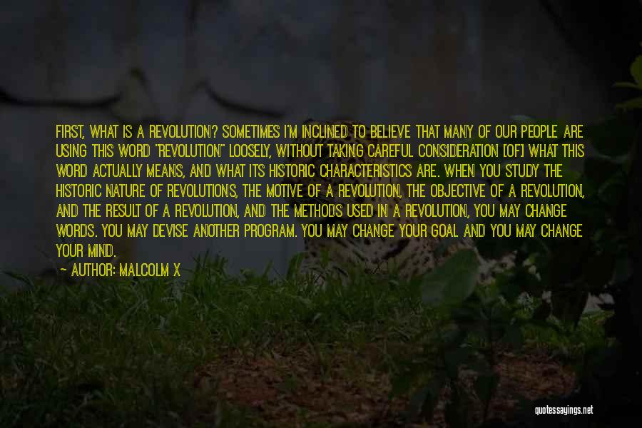 Revolutions And Change Quotes By Malcolm X