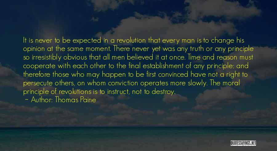 Revolutions And Change Quotes By Thomas Paine