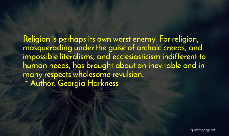 Revulsion Quotes By Georgia Harkness