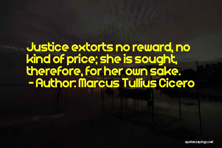 Reward Quotes By Marcus Tullius Cicero